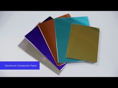 Panel komposit aluminium harga lembaran PVDF 4mm ISO9001