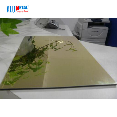 AA3003 Cermin Aluminium Composite Panel Acp B1 FR A2 Tidak Terputus