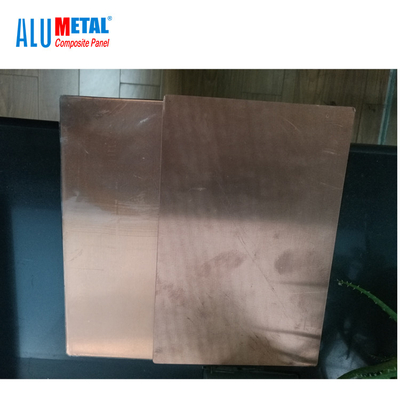 Panel Komposit Logam Anti Statis 5mm Aluminium Tembaga CE SGS