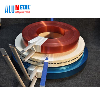 Dekoratif Aluminium Strip Coil PVDF Dilapisi 10mm-2500mm