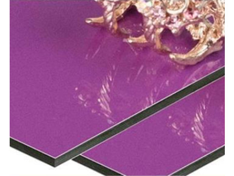0.08mm PVDF Aluminium Composite Panel Papan Plastik Luar Ruangan 1000mm A2 FR