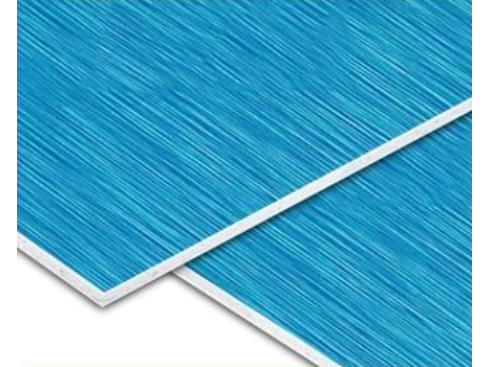 FEVE Panel Dinding Aluminium Dekoratif 4mm 0.3mm PVDF Dilapisi Aluminium Composite Panel