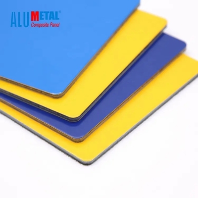 Paduan 1100 PVDF Aluminium Composite Panel Panel Aluminium Komposit Anti Statis 4mm