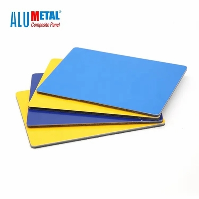 Paduan 1100 PVDF Aluminium Composite Panel Panel Aluminium Komposit Anti Statis 4mm