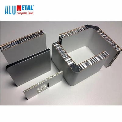 Alumetal Silver Mill Selesai Aluminium Honeycomb Core Sandwich Panel Untuk Industri Solar