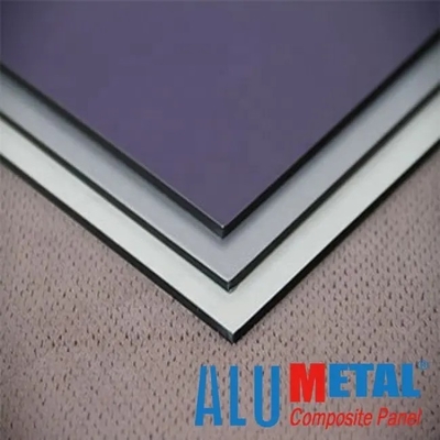 4mm PVDF Aluminium Composite Panel dengan panel acm Perlindungan Radiasi UV
