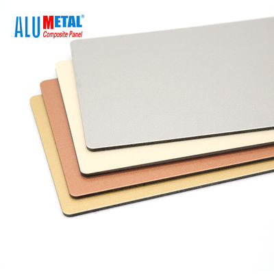 3mm ACM 1250mm Interior Aluminium Composite Panel Cladding Panel LDPE Tahan Api
