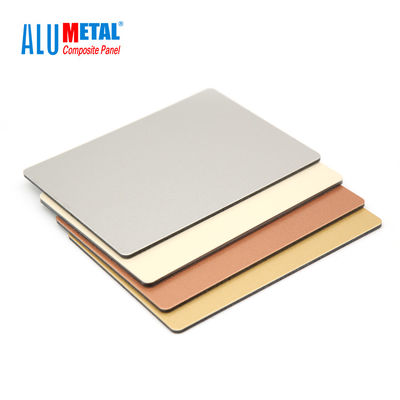 3mm ACM 1250mm Interior Aluminium Composite Panel Cladding Panel LDPE Tahan Api