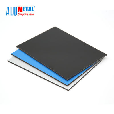 4mm LDPE Core PE Aluminium Composite Panel ACP Sheet Dekorasi Pintu Tahan Api 1500mm