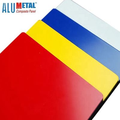 0.4MM 1250mm Fire Rated Aluminium Composite Panel PE Painted Black Acp Sheet AA3003