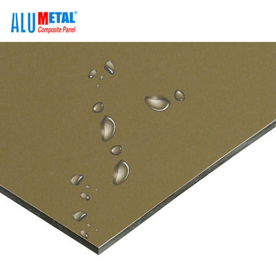 PVDF Coating Aluminium Cladding Sheet Caravan Roof Cladding Nano Anti Statis 15mm