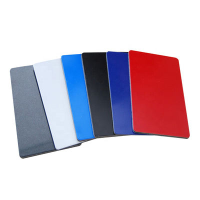 3mm Permukaan Cermin Aluminium Composite Panel Partisi Panel Lembar 1500mm Paduan 1100