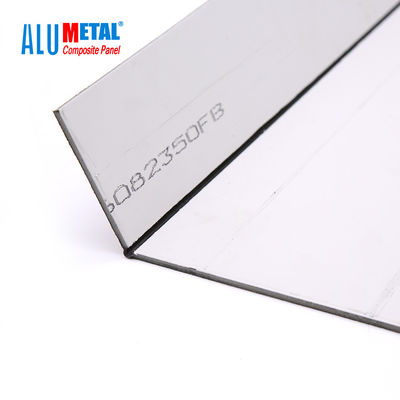 1220MM ACM Exterior Fire Retardant Aluminium Composite Panel 4MM Light Antibacterial SGS