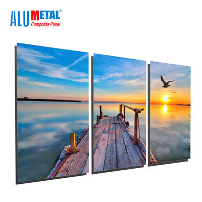 1220MM ACM Exterior Fire Retardant Aluminium Composite Panel 4MM Light Antibacterial SGS