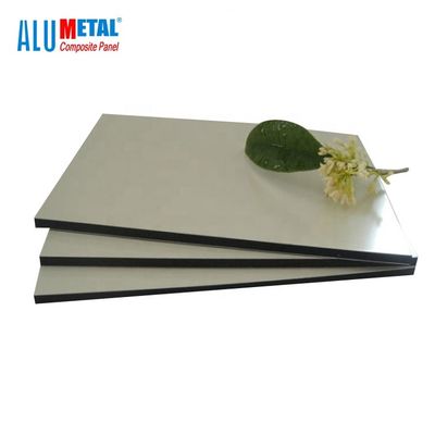 2mm Tahan Api Aluminium Composite Panel Wall Cladding Fluorocarbon Alloy 1100