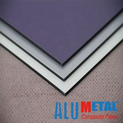 5800mm PE Aluminium Composite Panel Printing ACP 2mm Black Aluminium Composite Sheet