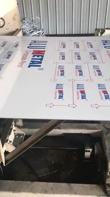 4mm 1250mm Plastik Aluminium Composite Sheet Material Panel Spectrum AA3003