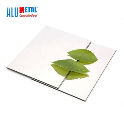 PVDF Dilapisi 3mm Acp Aluminium Composite Panel Sheet 0.5mm AA5005 Matt Finish