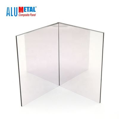 PVDF Dilapisi 3mm Acp Aluminium Composite Panel Sheet 0.5mm AA5005 Matt Finish