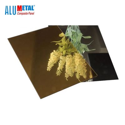2440mm 3mm Fire Rated Aluminium Composite Panel Sheet Untuk Partisi Permukaan Anodized