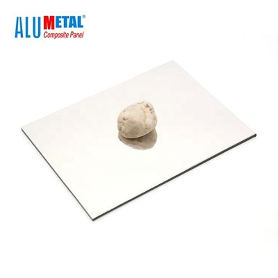 Lembar Cermin Komposit Aluminium Reflektif 4mm 1570mm Paduan 1100