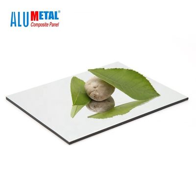 Lembar Cermin Komposit Aluminium Reflektif 4mm 1570mm Paduan 1100