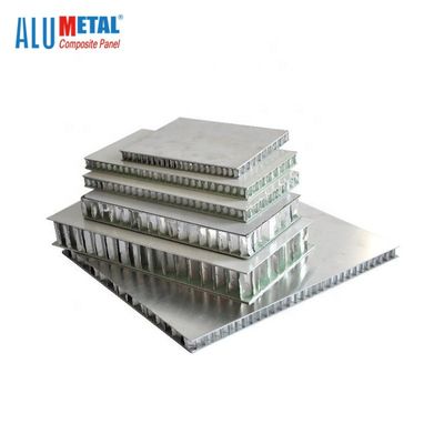 50mm 0.5mm Aluminium Honeycomb Panel Lembaran Plastik A2 Tidak Mudah Terbakar