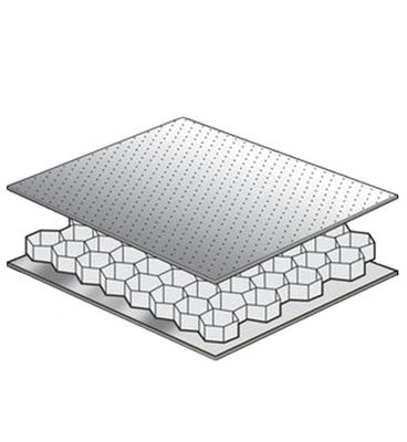 500mm 4x8 Luar Aluminium Honeycomb Panel Honeycomb Sandwich Panel AA3003