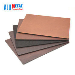 Antibakteri 4mm ACP Aluminium Metal Composite Panel 1000mm 0.15mm Kulit
