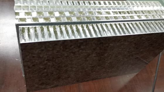 Panel Sarang Lebah Batu Kayu Komposit 100mm Marmer Extruded 1575MM Eksterior B1 FR