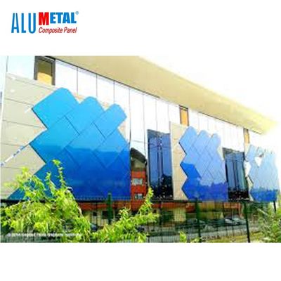 Memotong 2mm 1220mm B1 Aluminium Clad Plywood Panels Lembar Antibakteri 5005