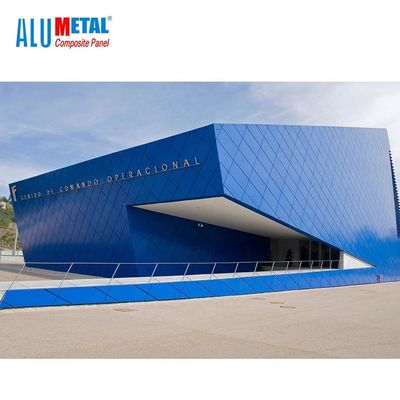 Memotong 2mm 1220mm B1 Aluminium Clad Plywood Panels Lembar Antibakteri 5005