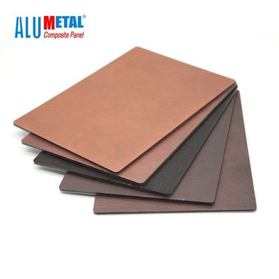 1.22M Steel Sandwich Aluminium Composite Panel Cladding 3mm Anodized Finish