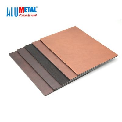1.22M Steel Sandwich Aluminium Composite Panel Cladding 3mm Anodized Finish