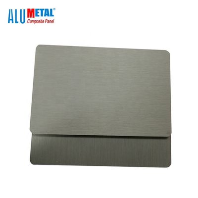 Panel Komposit Logam Plastik 3mm Vmzinc Aluminium Cladding Indoor 0.7mm