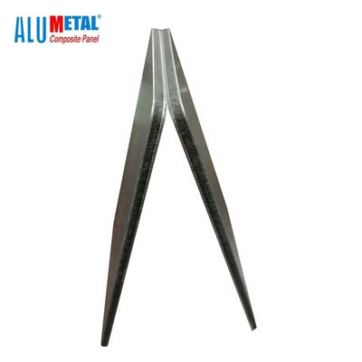 PVDF Dilapisi ACM Metal Composite Panel 0.55mm Elzinc 960mm Antibakteri