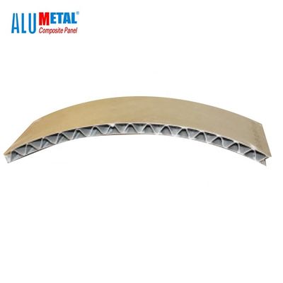 5MM AA3003 Panel Dinding Komposit Aluminium Logam Cladding 1220mm