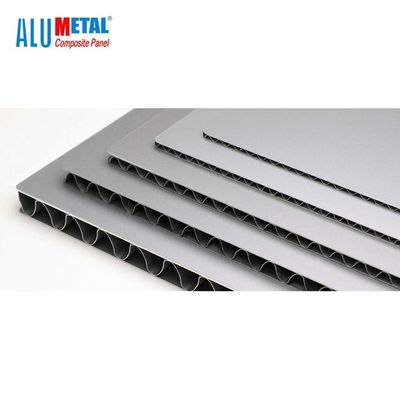 1500MM FEVE Aluminium Corrugated Panel Interior ACP Sheet Gloss 5800mm