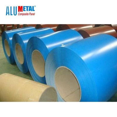 FEVE H12 A1060 Coated Aluminium Coil 2500MM Trailer Roof Coil 1mm