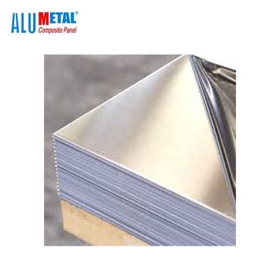 1500MM 5mm Lukisan Aluminium Sheet Metal HDPE Tebal 1mm AA5086