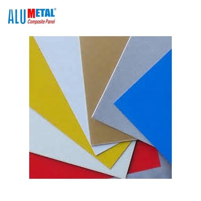 1500MM 5mm Lukisan Aluminium Sheet Metal HDPE Tebal 1mm AA5086