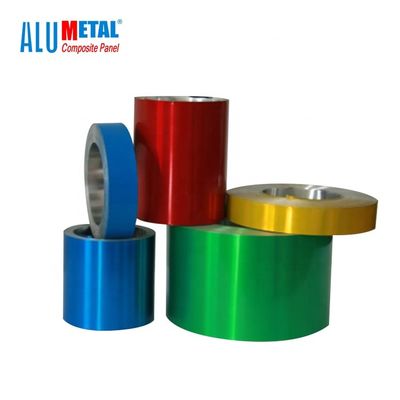 3003 Pre Painted Coated Aluminium Coil Polietilen Tidak Beracun 6mm 1220X2440mm