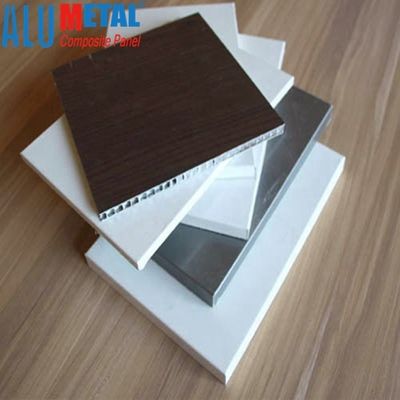 PE Permukaan Aluminium Stone Honeycomb Panel 0.7mm Sheet 2000mm Alloy 6000