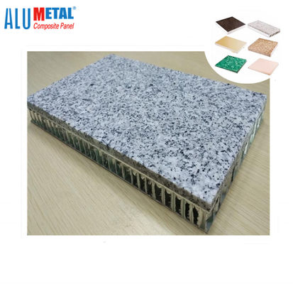 2MM Aluminium Plastik Ringan Batu Honeycomb Panel 1020MM A2 Tidak Mudah Terbakar