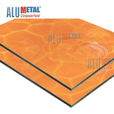 Papan Sandwich Aluminium Anodized Luar Ruangan 1220mm Panel Bahan Komposit 2mm