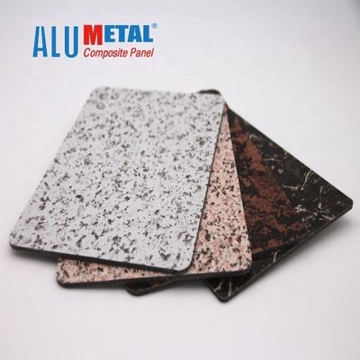 5000mm Marmer Aluminium Composite Panel AA1100 8mm Wood Grain Acp Exterior Cladding