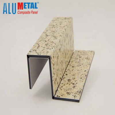 5000mm Marmer Aluminium Composite Panel AA1100 8mm Wood Grain Acp Exterior Cladding
