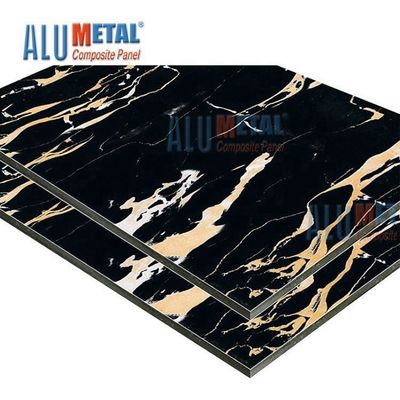 5mm 1570mm Marmer Aluminium Composite Panel Panel Dinding Eksterior Lapisan PVDF