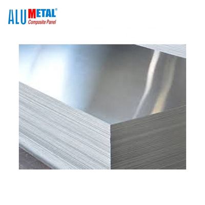 Panel Inti Aluminium Anodized Dilapisi Bahan Komposit Cladding AA5005 Silver 1570MM