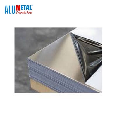 Panel Inti Aluminium Anodized Dilapisi Bahan Komposit Cladding AA5005 Silver 1570MM
